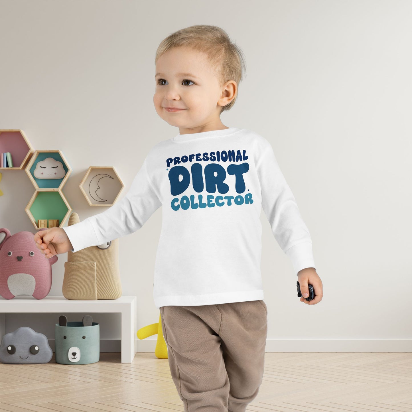 Professional Dirt Collector Toddler Long Sleeve Tee