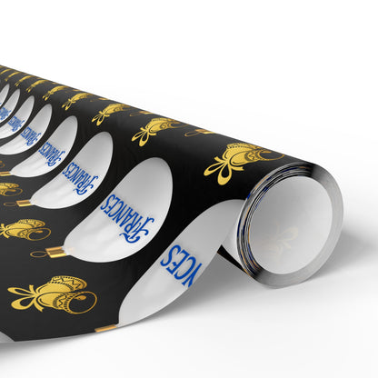 Winter Glam Custom Wrapping Paper (Frances)