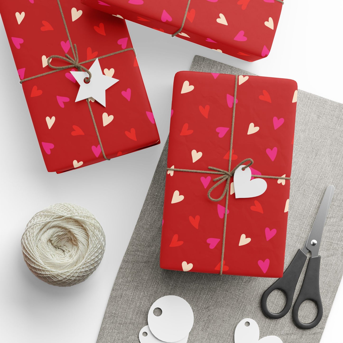 Cupid's Confetti Wrapping Paper