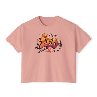Leo Street Art Women's Boxy Tee