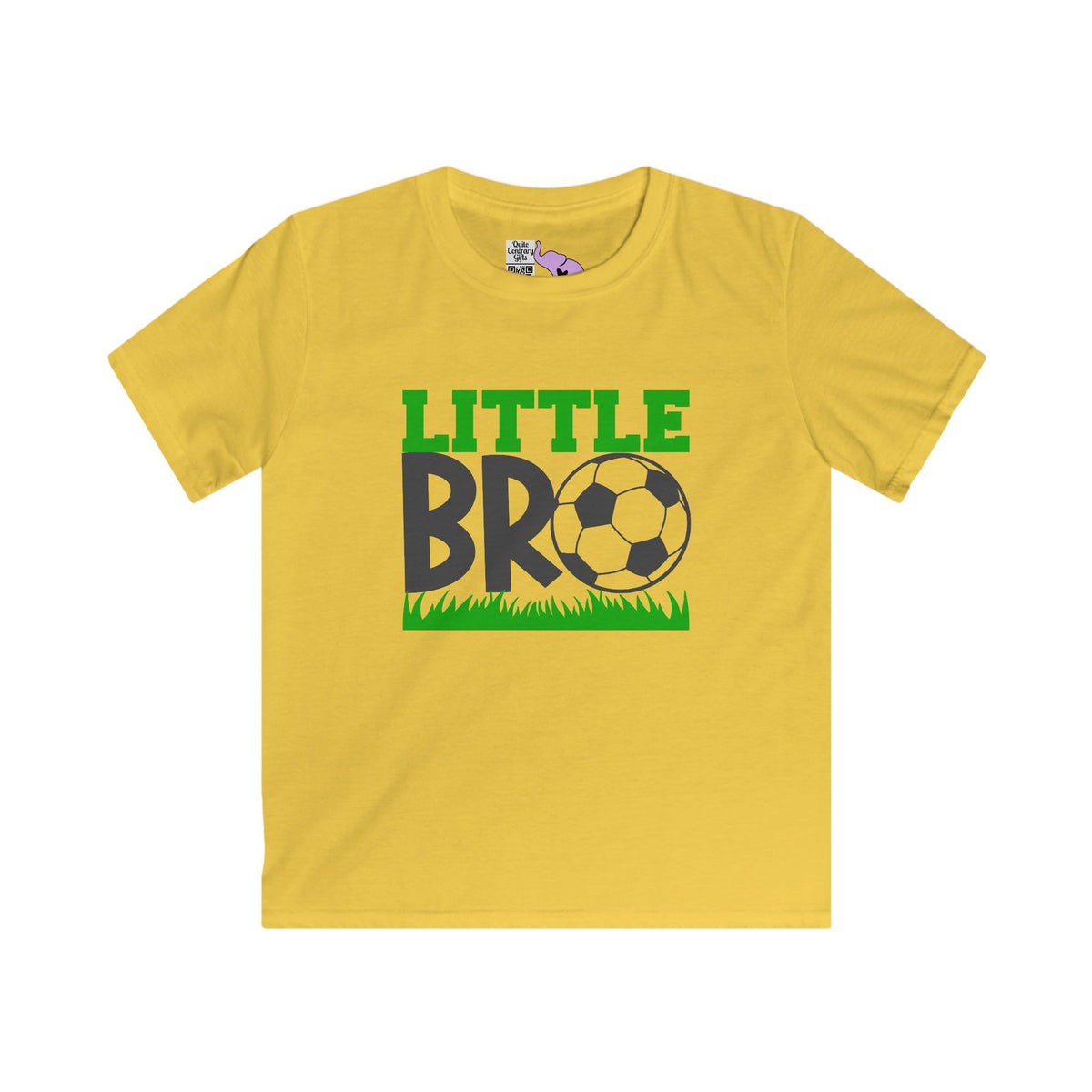 Little Bro (Soccer Ball) Youth Softstyle Tee