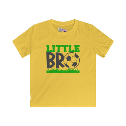 Little Bro (Soccer Ball) Youth Softstyle Tee