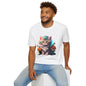 Cute Colorful Kitten in Flowers 3 T-shirt