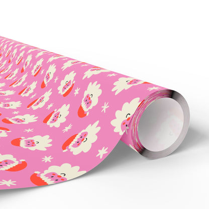 Jolly in Pink Wrapping Paper