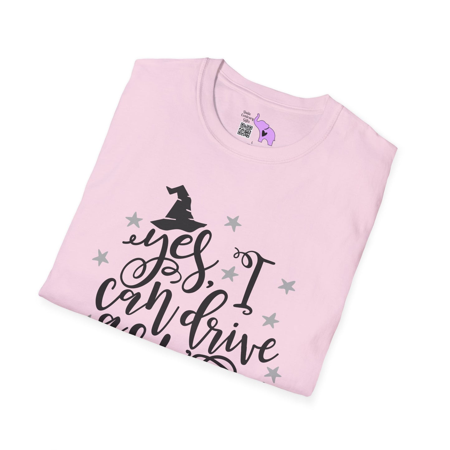 Yes I Can Drive A Stick Adult T-shirt