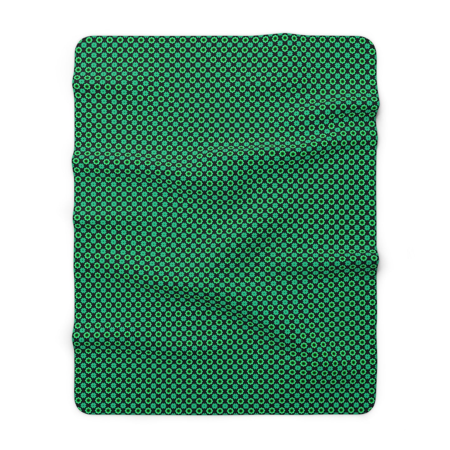Clover Bloom Burst Fleece Blanket