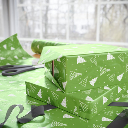 Evergreen Cheer Wrapping Paper