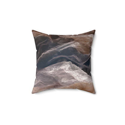 Dawnveil Sheer & Lace Throw Pillow