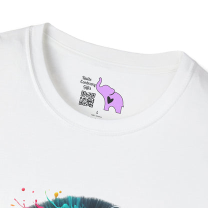 Colorful Zebra Adult T-shirt