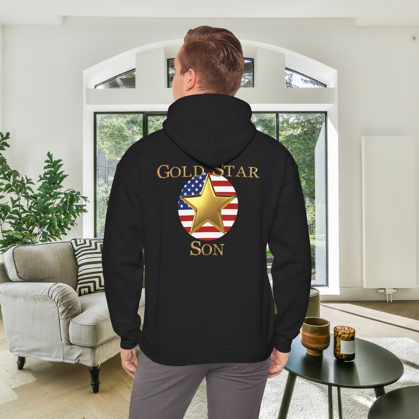 Gold Star Son Heavy Blend™ Hooded Sweatshirt