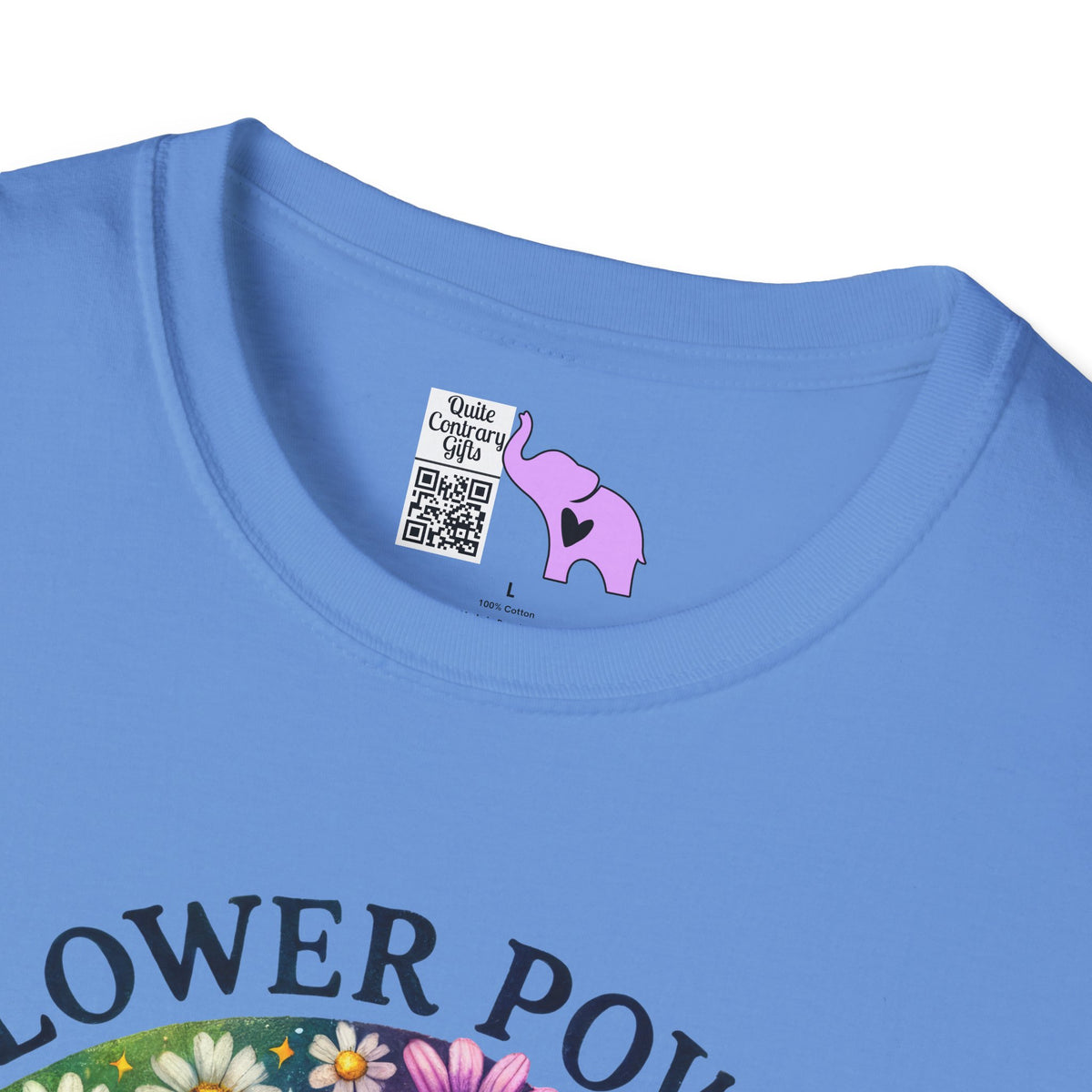 Flower Power Forever Adult T-shirt