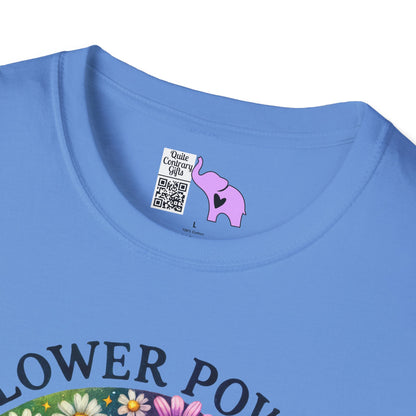 Flower Power Forever Adult T-shirt