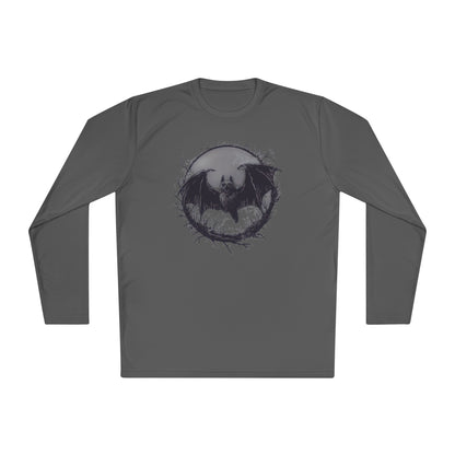 Creepy Bat Adult Long Sleeve Tee