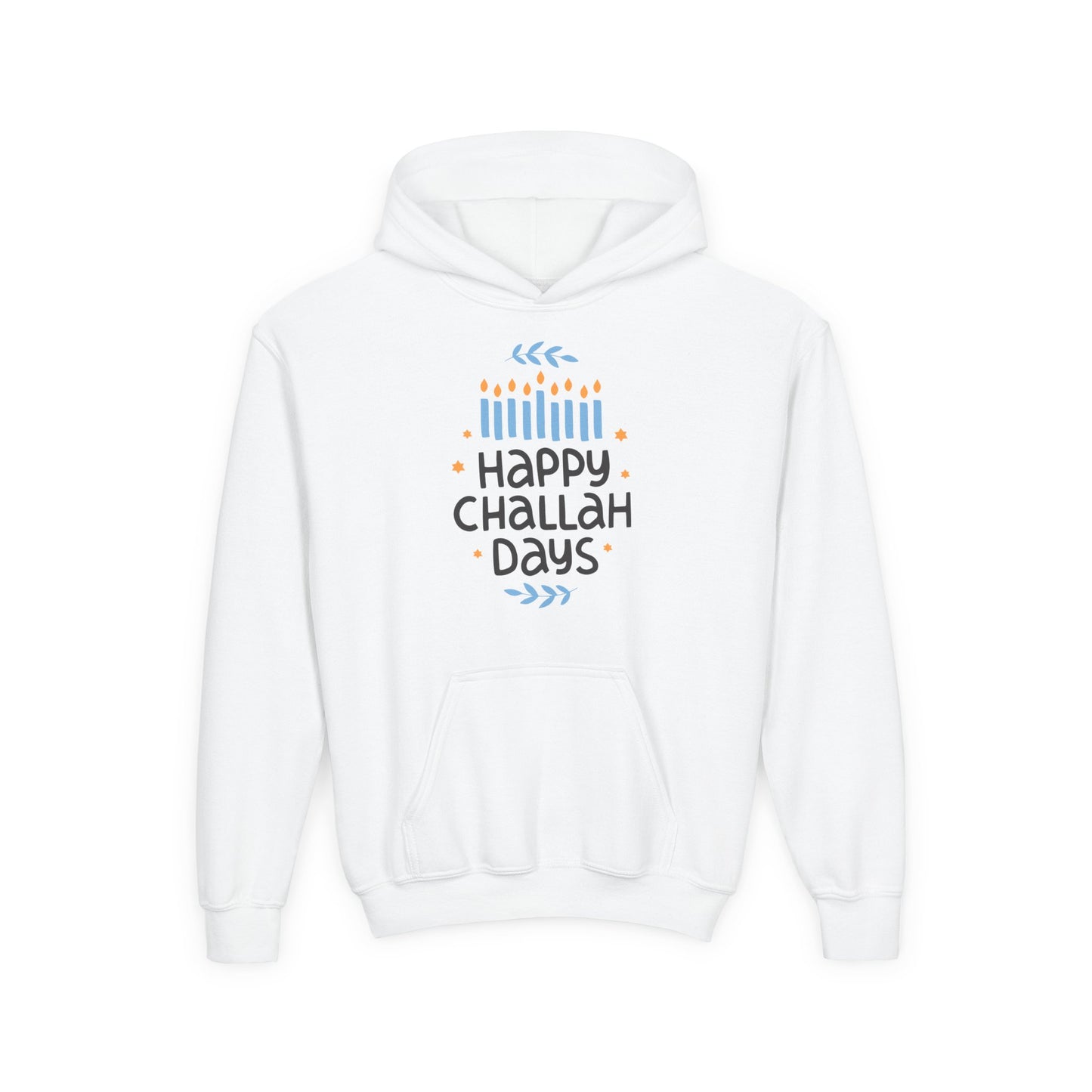 Happy Challah Days Youth Hoodie