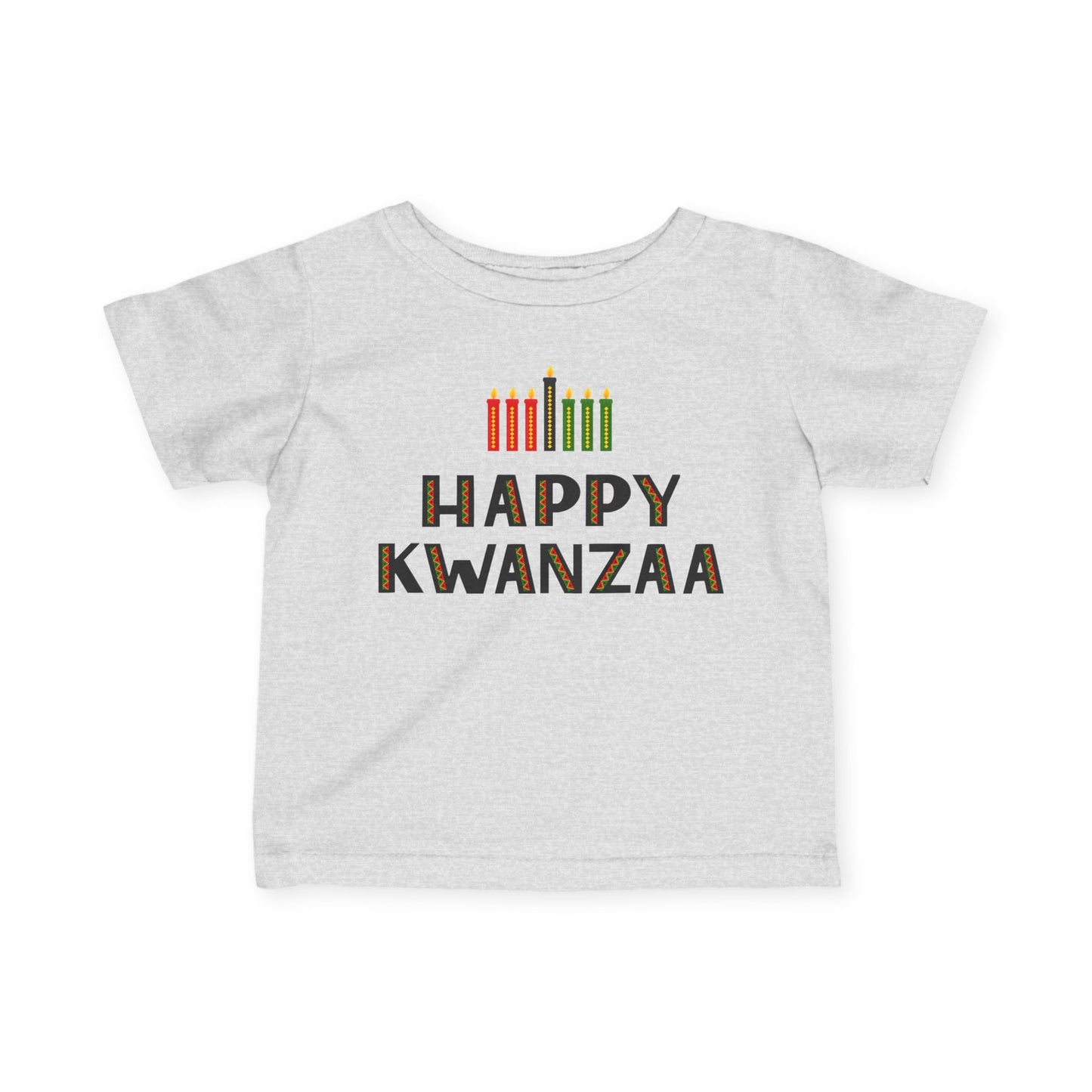 Happy Kwanzaa (Kinara) Infant Soft T-Shirt