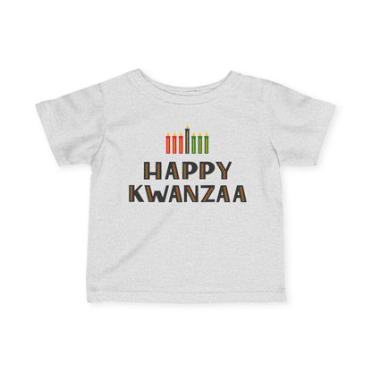 Happy Kwanzaa (Kinara) Infant Soft T-Shirt