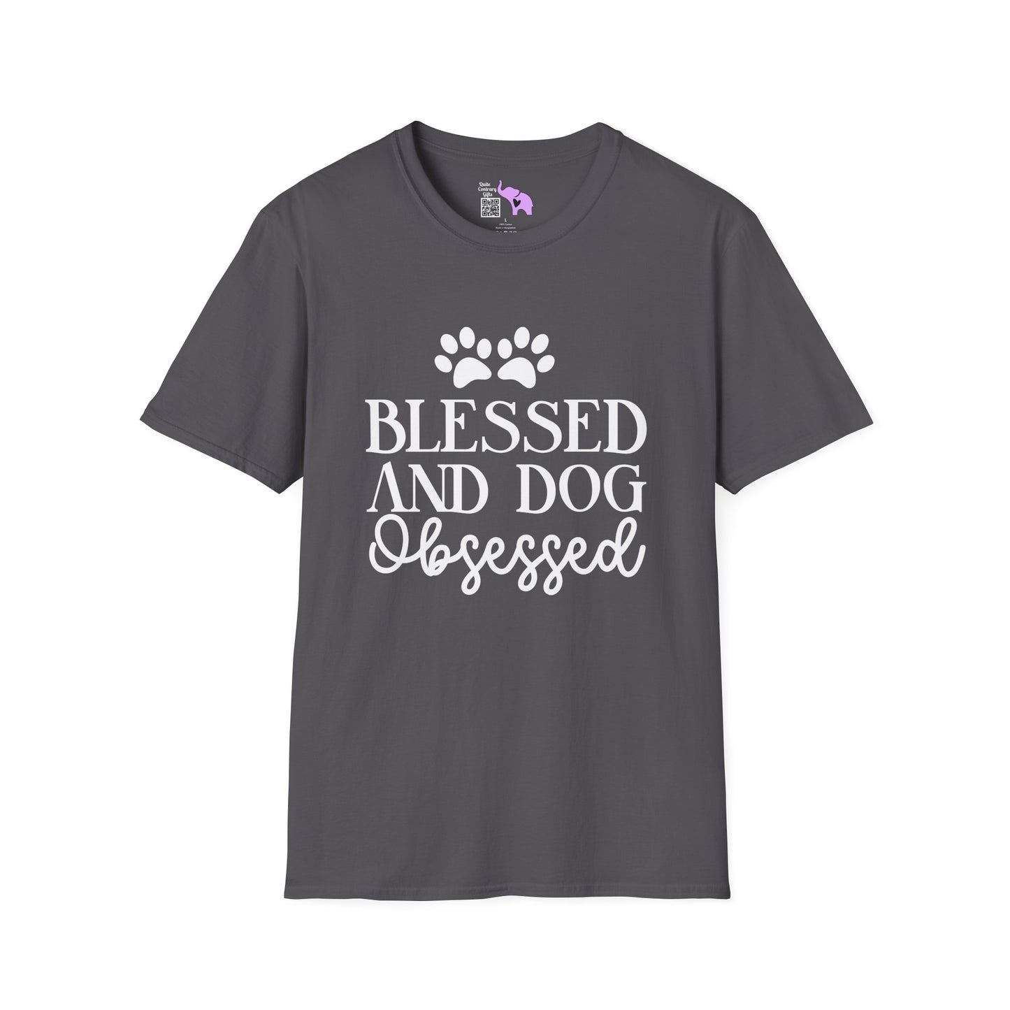 Blessed And Dog Obsessed Adult T-shirt