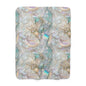 Green Opalescent Dreams Sherpa Fleece Blanket