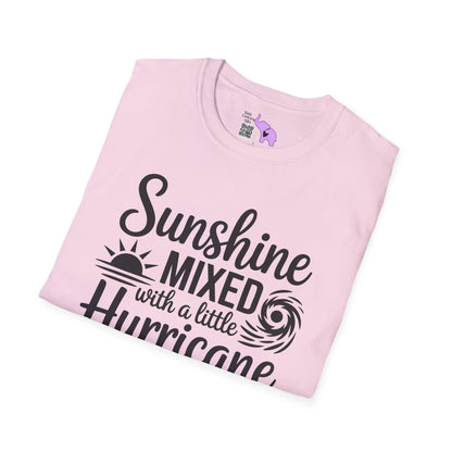 Sunshine Mixed With A Little Hurricane Adult T-shirt