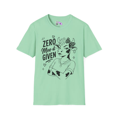 Zero Moo-d Given Adult T-shirt