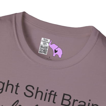 Night Shift Brain Daylight Eyes Handoff Note Same Good Nurse Adult T-shirt