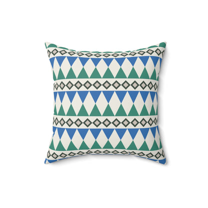 Regal Evergreen Cairn Stripes Throw Pillow
