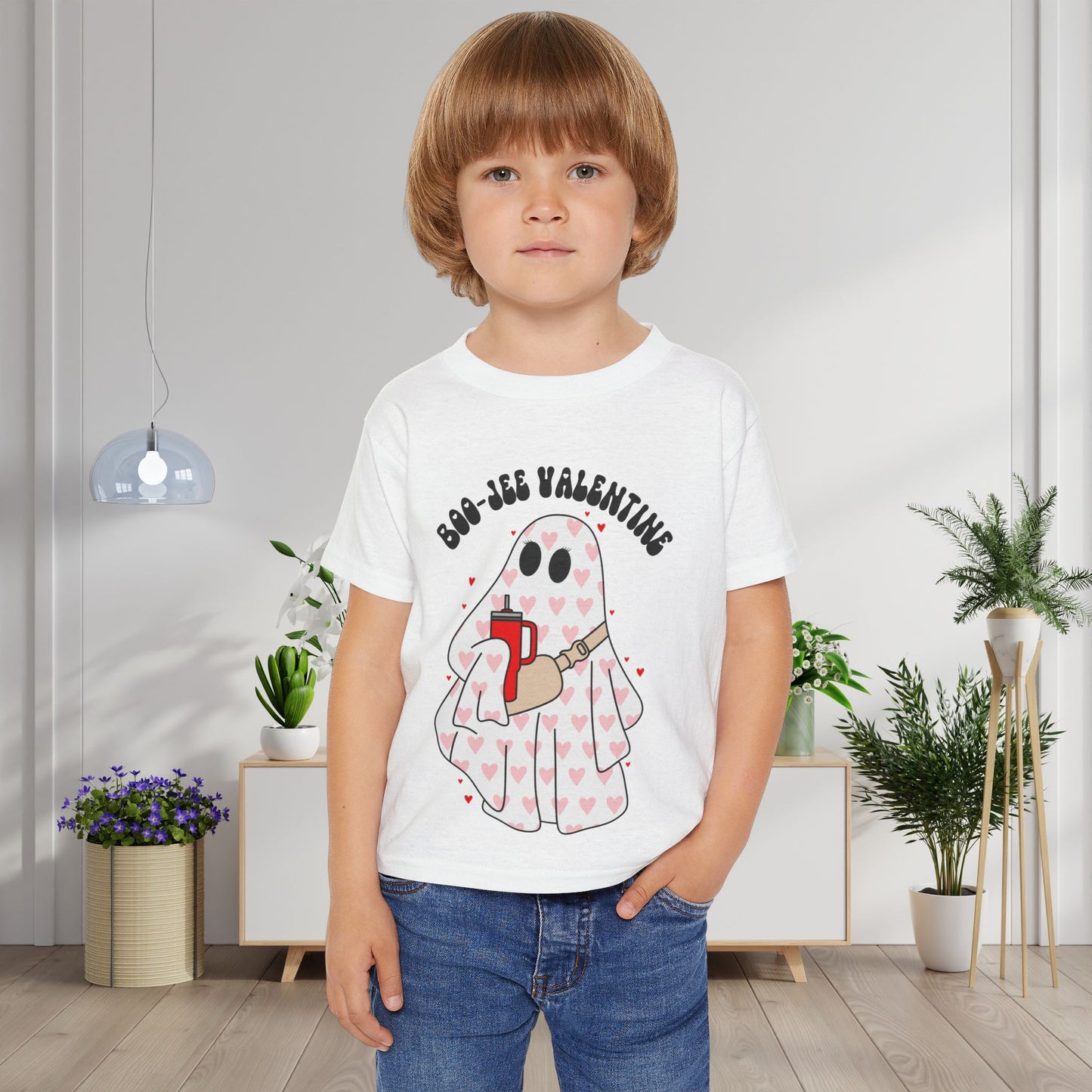 Boo Jee Ghost Heavy Cotton™ Toddler T-shirt