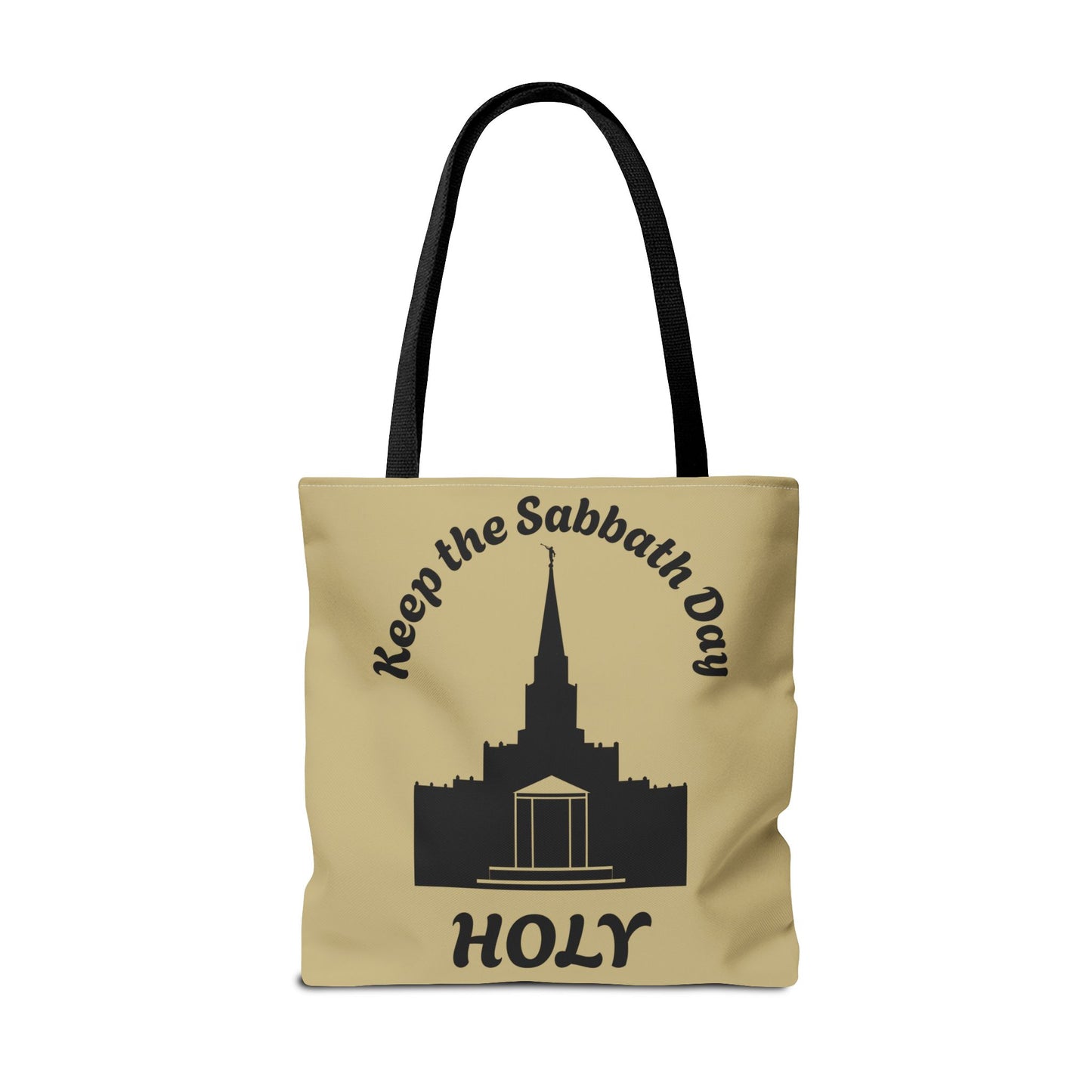 Keep The Sabbath Day Holy (Houston LDS Temple)Canvas Tote Bag
