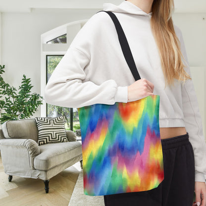 Colorwaves Canvas Tote Bag