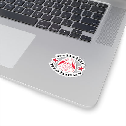 Bellville Brahmas Classic, Black Kiss-Cut Decal