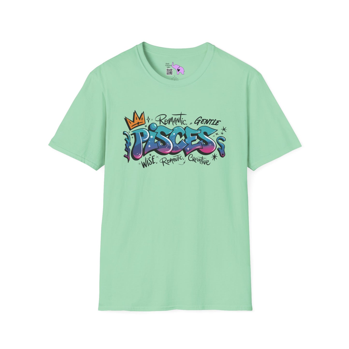 Pisces Street Art Adult T-shirt