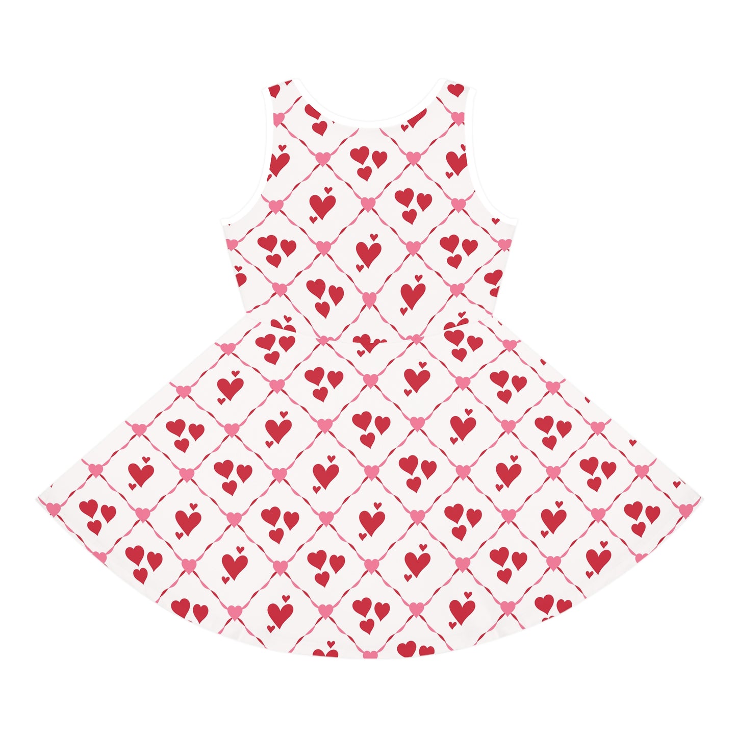 Cupid’s Lattice Girls' Sleeveless Sundress
