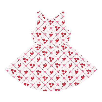 Cupid’s Lattice Girls' Sleeveless Sundress