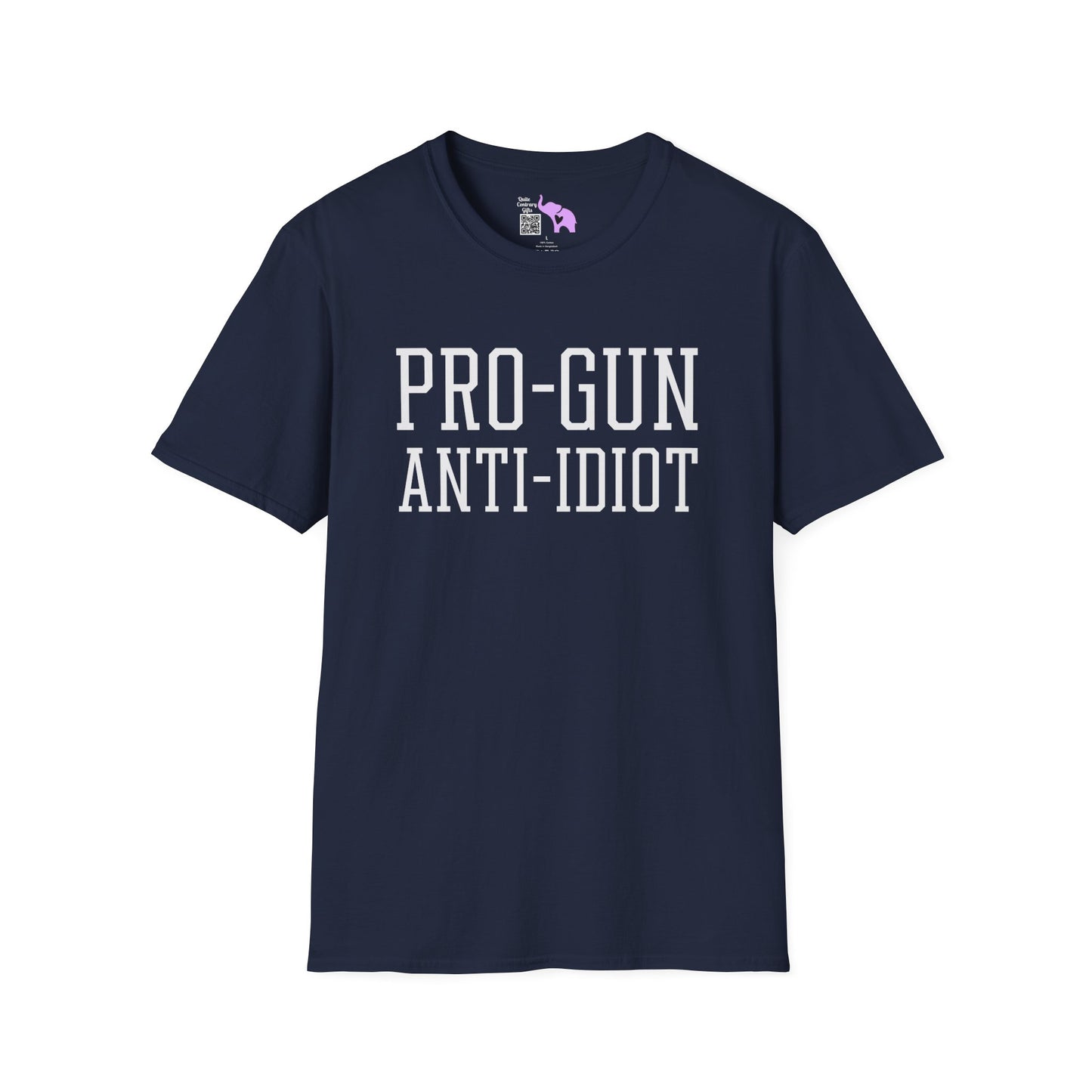 Pro-Gun Anti-Idiot Adult T-shirt