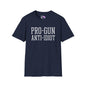 Pro-Gun Anti-Idiot Adult T-shirt