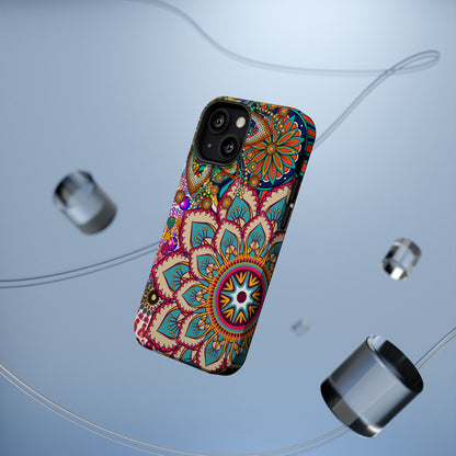 Colorful Mandala MagSafe® Compatible Tough Case for iPhone