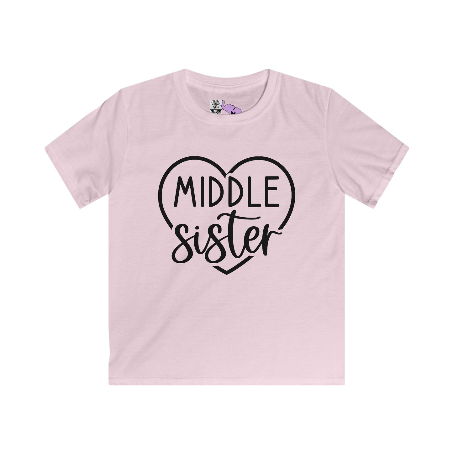 Middle Sister (Heart) Youth Softstyle Tee