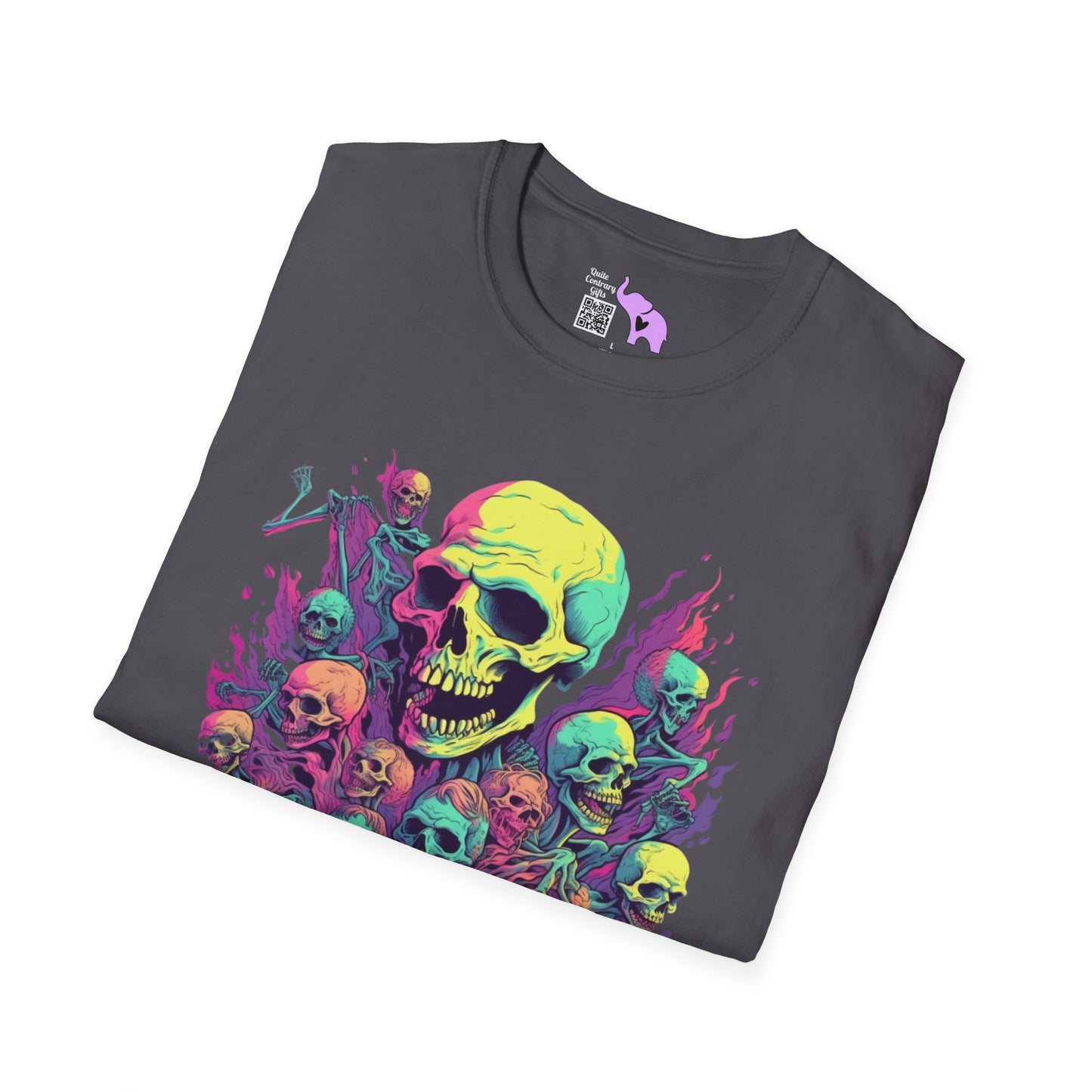 Skeleton Gathering Adult T-shirt