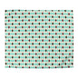 Teal/White Harlequin Microfiber Duvet Cover