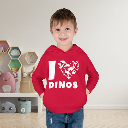 I Love Dinos (Dino Heart) Toddler Hoodie