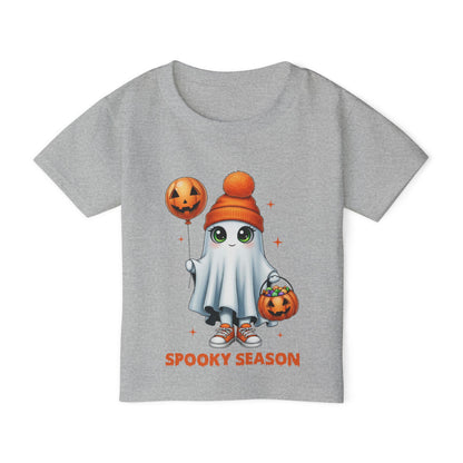 Spooky Season Ghost Trick-or-Treater Heavy Cotton™ Toddler T-shirt
