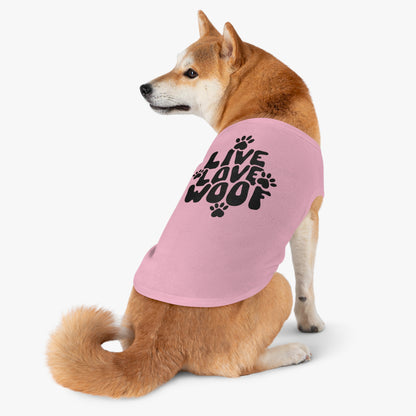 Live Love Woof Pet Tank Top