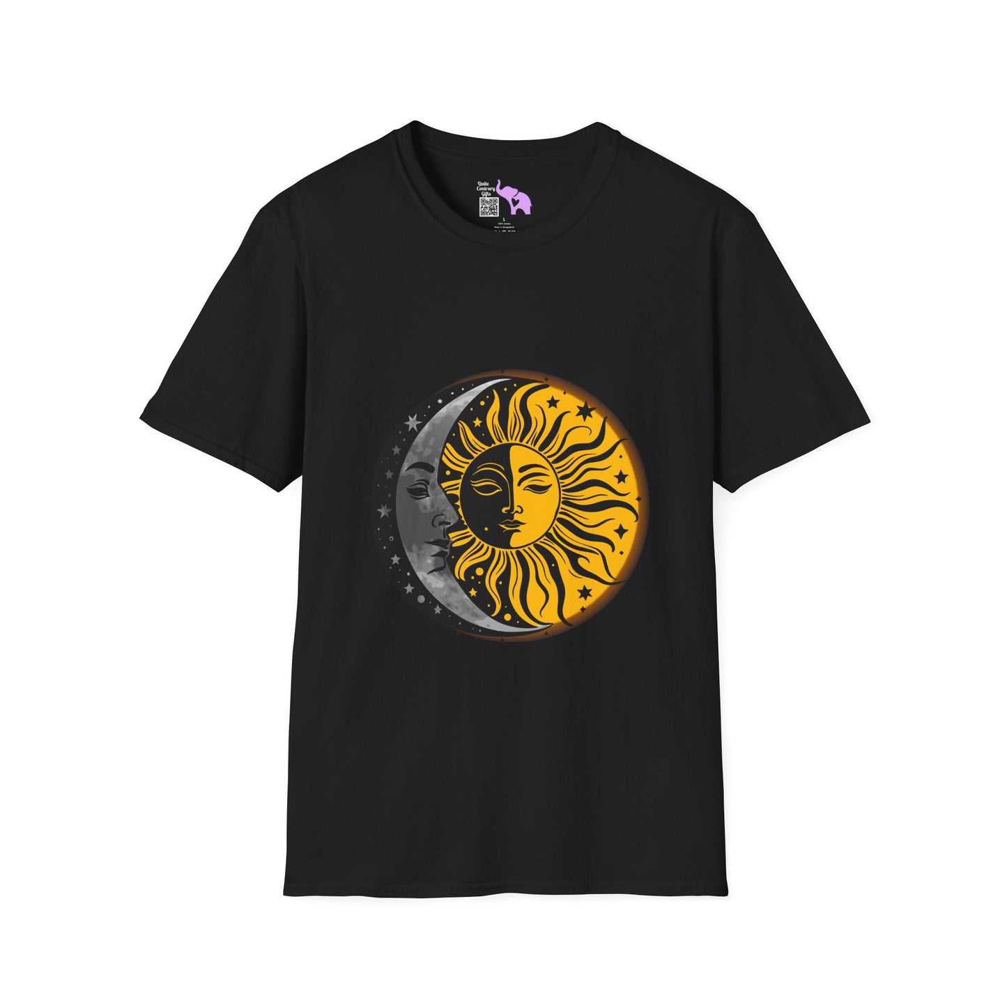 Sun Moon Stars Adult T-shirt