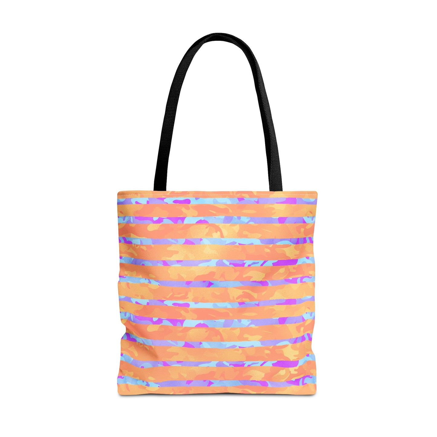 Split Spectrum Camo Canvas Tote Bag