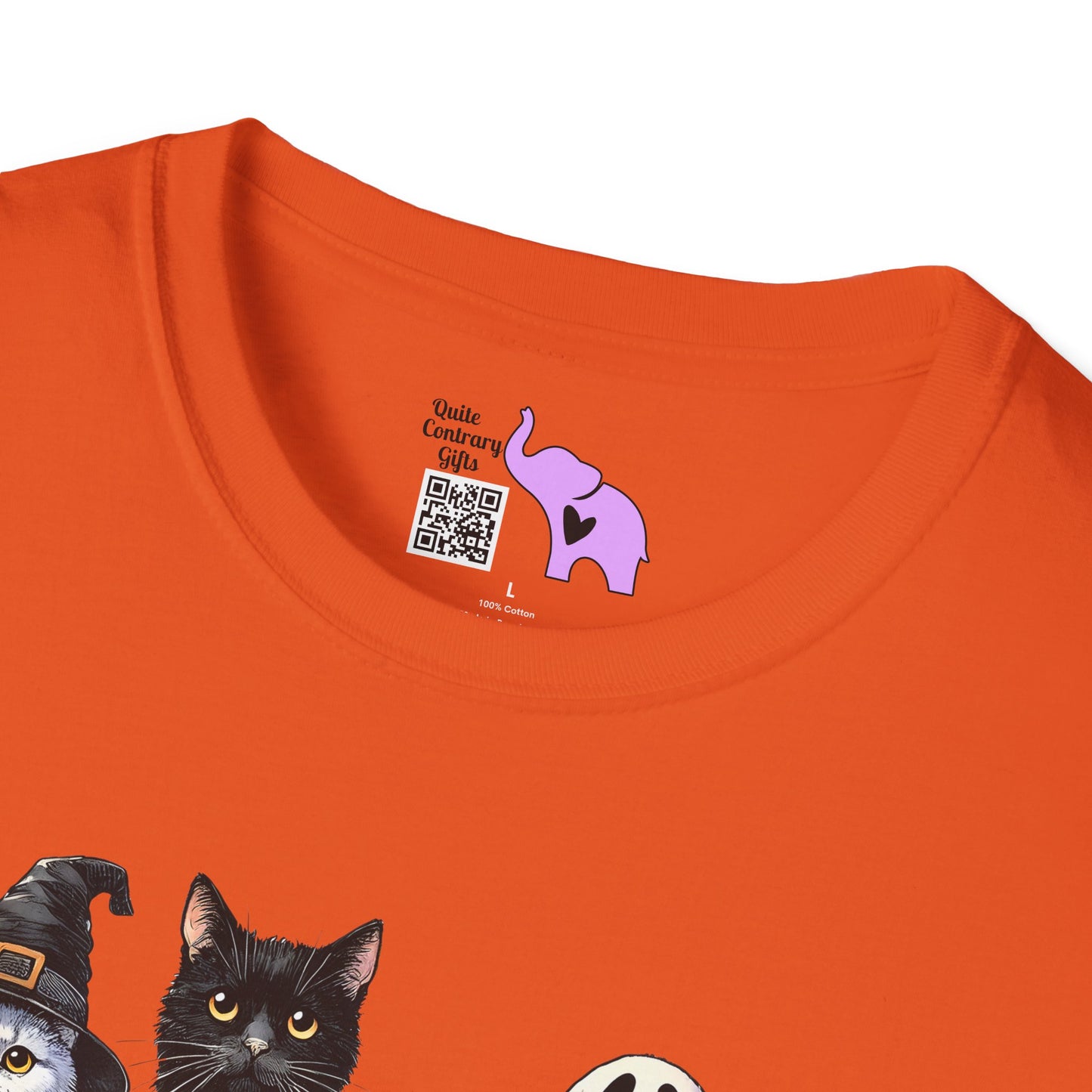 Catloween Adult T-shirt
