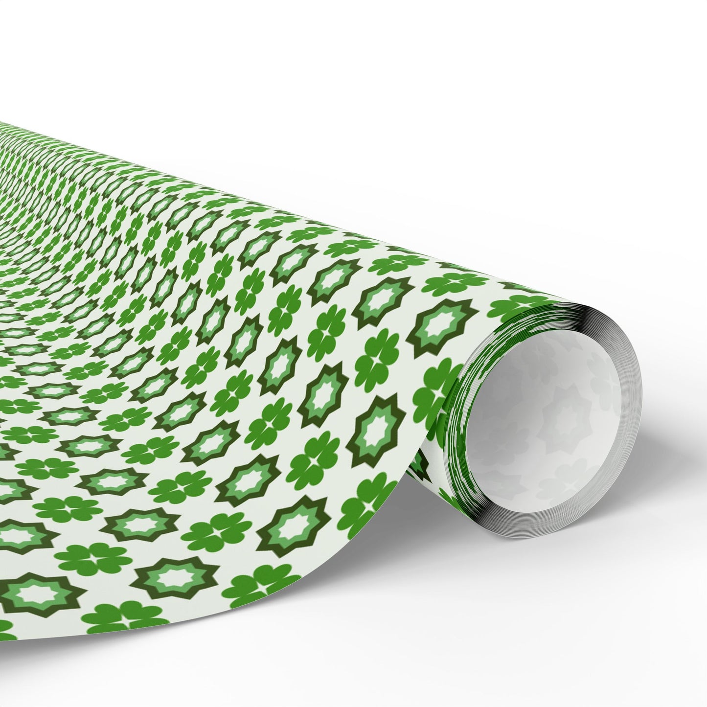 Emerald Star Garden Wrapping Paper