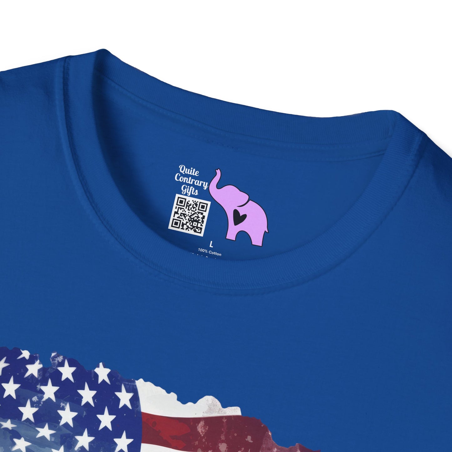 American Flag & Boots Adult T-shirt