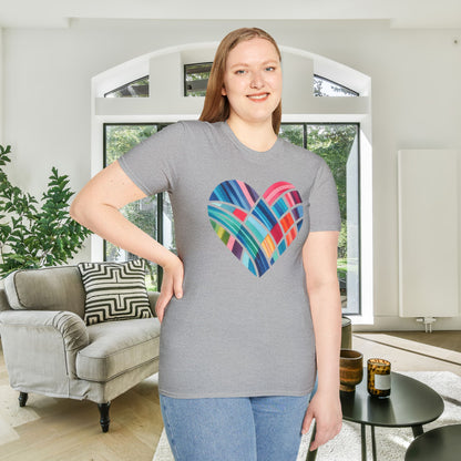 Painted with Love Adult T-shirt