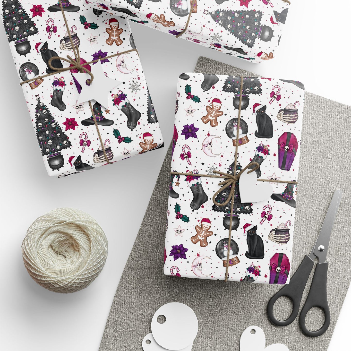 Creepy Christmas Wrapping Paper