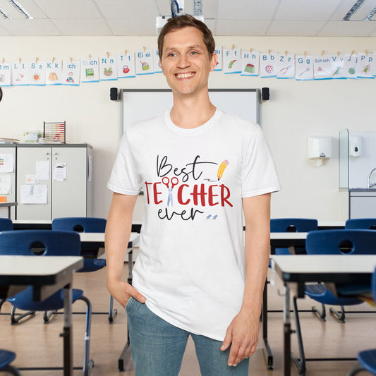 Best Teacher Ever Adult T-shirt